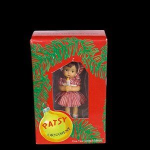 Vintage Effanbee Doll Company PATSY Christmas Tree Ornament 1996 Holiday